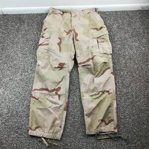 Vintage 90s US Military Pants Mens 30x29 Hot Weather Desert Camouflage Cargo